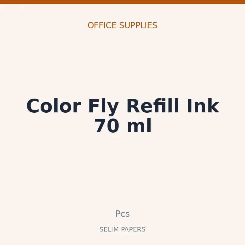 Color Fly Refill Ink 70 ml - Image 1