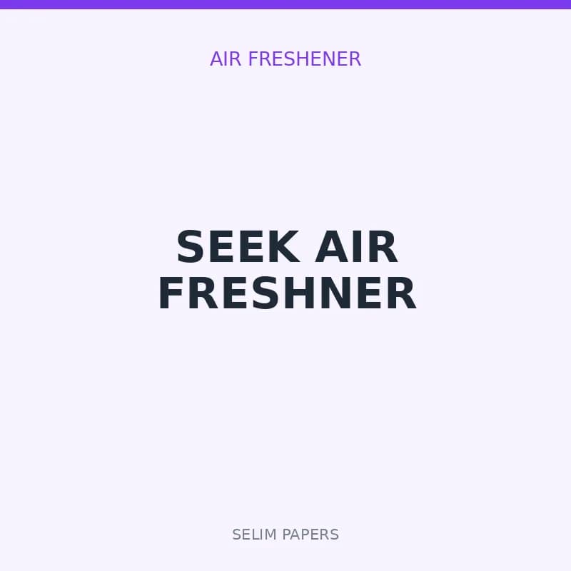 SEEK AIR FRESHNER - Image 1
