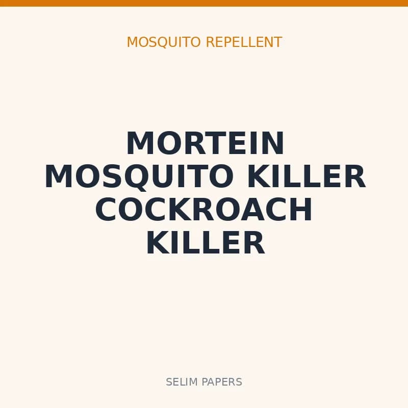 MORTEIN MOSQUITO KILLER COCKROACH KILLER