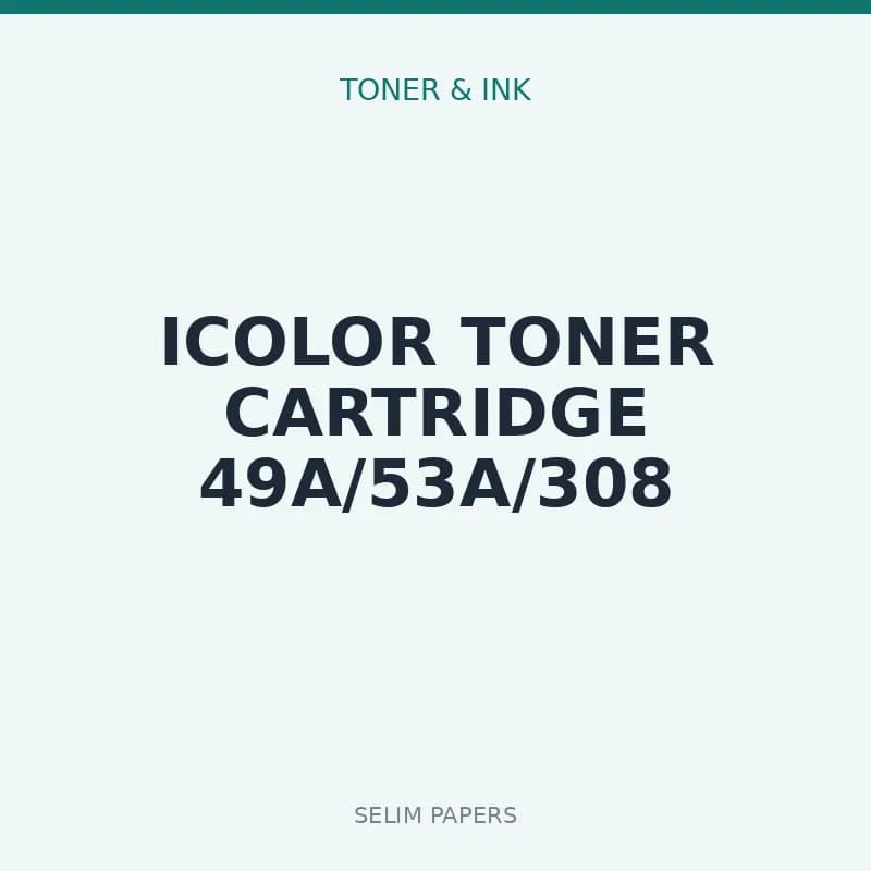 ICOLOR TONER CARTRIDGE 49A/53A/308 - Image 1