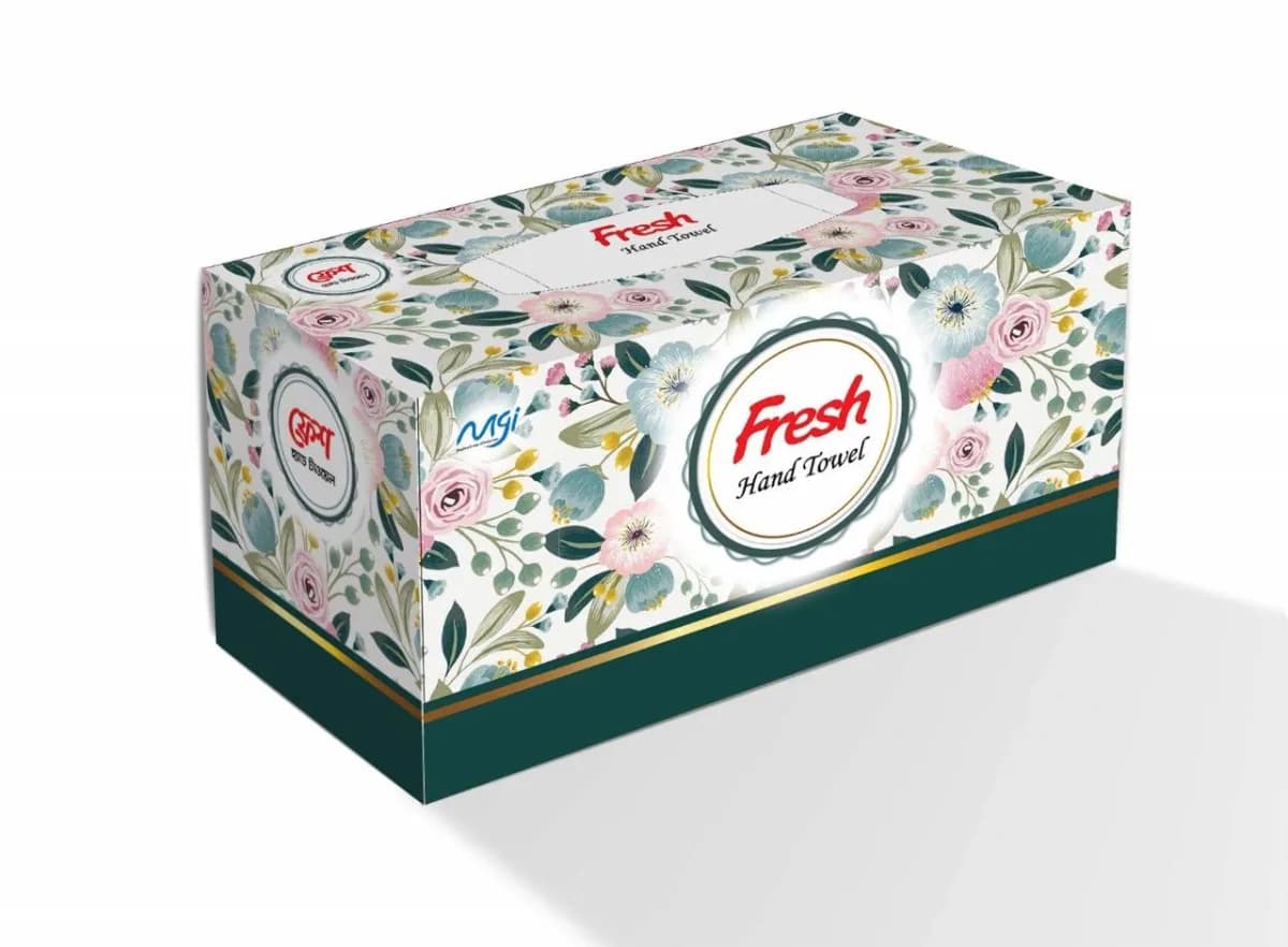 Fresh Hand Towel (Box) 250pcs*1ply - Image 1