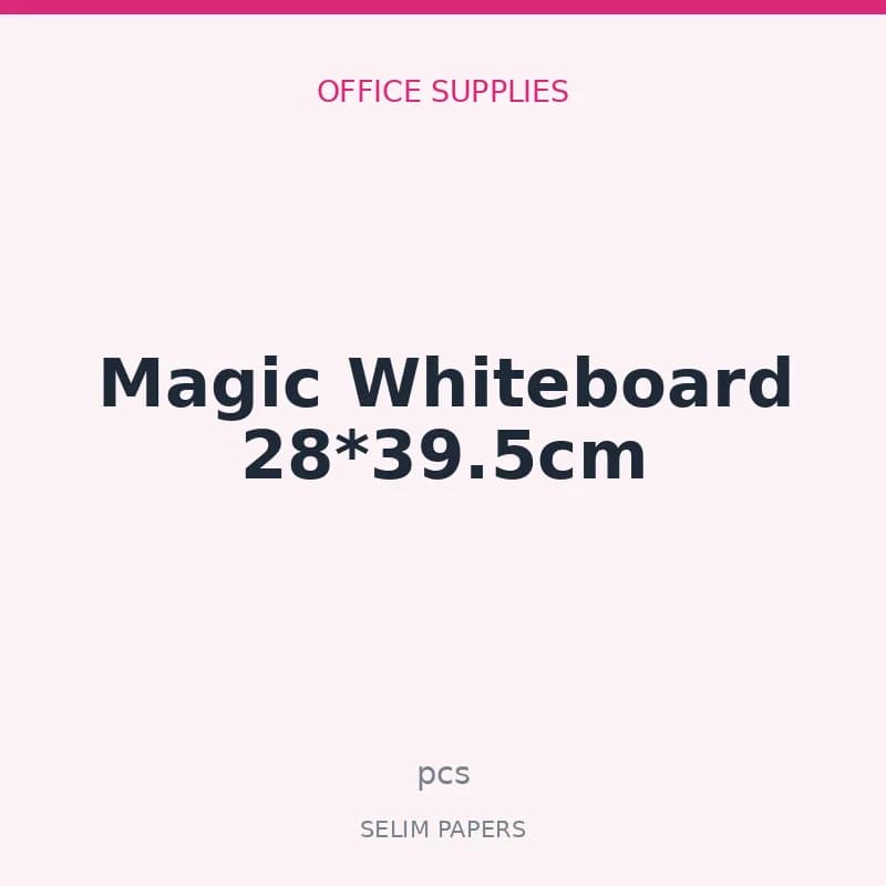 Magic Whiteboard 28*39.5cm - Image 1