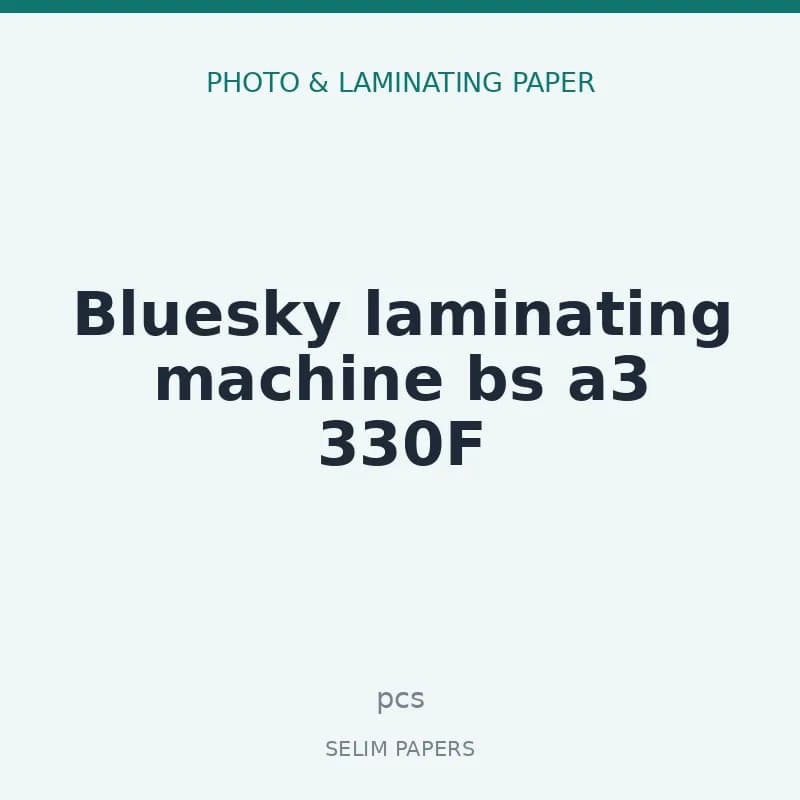 Bluesky laminating machine bs a3 330F