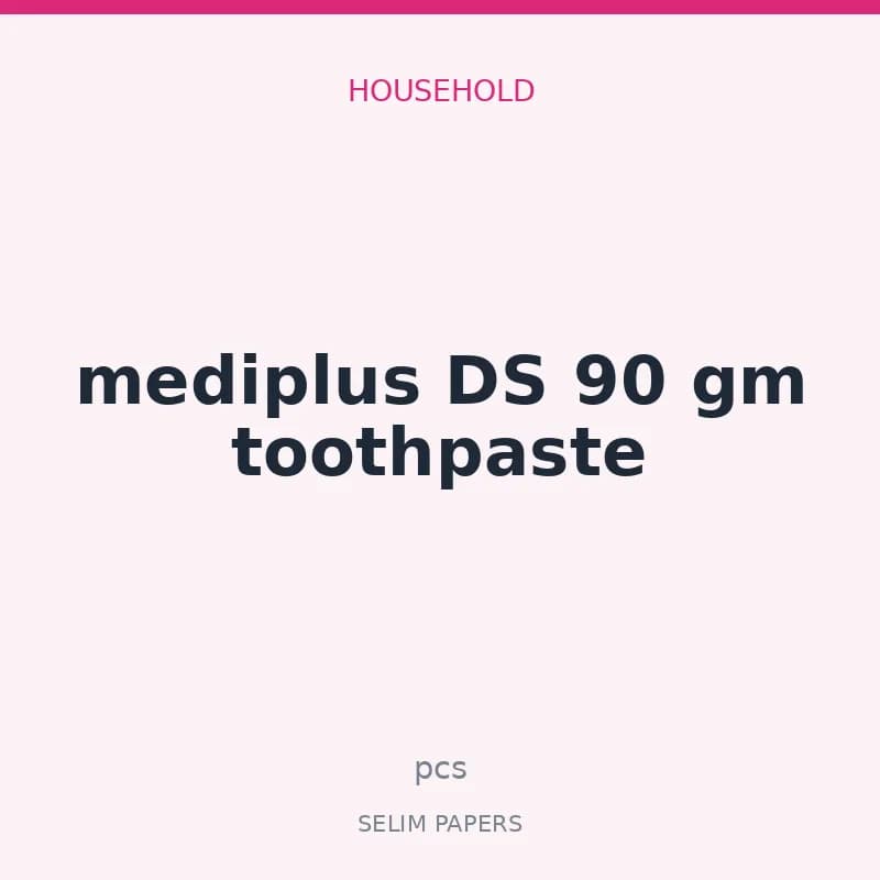 mediplus DS 90 gm toothpaste - Image 1