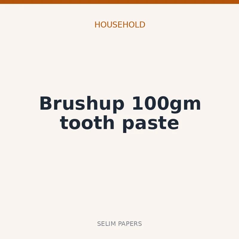 Brushup 100gm tooth paste - Image 1