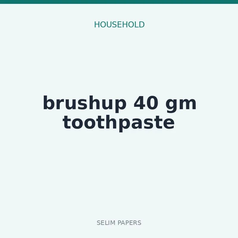 brushup 40 gm toothpaste - Image 1