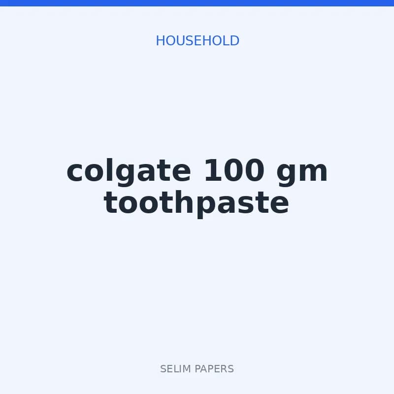 colgate 100 gm toothpaste - Image 1