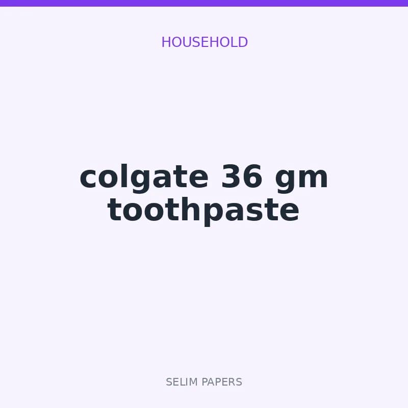 colgate 36 gm toothpaste - Image 1