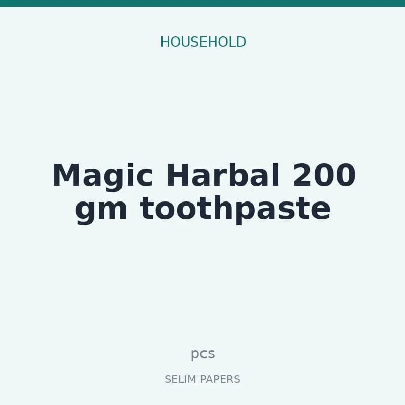 Magic Harbal 200 gm toothpaste - Image 1