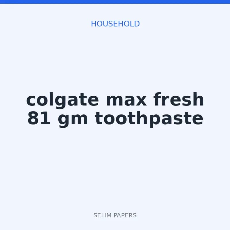 colgate max fresh 81 gm toothpaste - Image 1