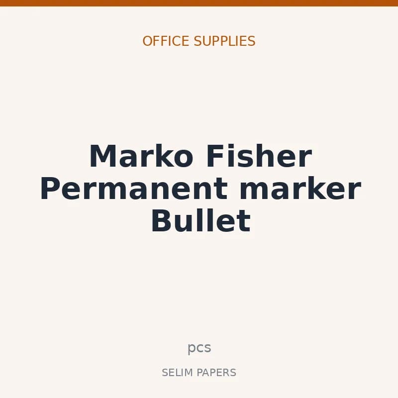 Marko Fisher Permanent marker Bullet - Image 1