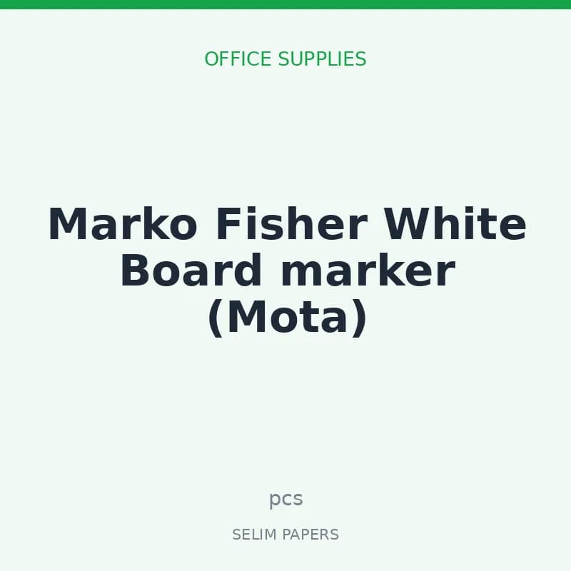 Marko Fisher White Board marker (Mota) - Image 1
