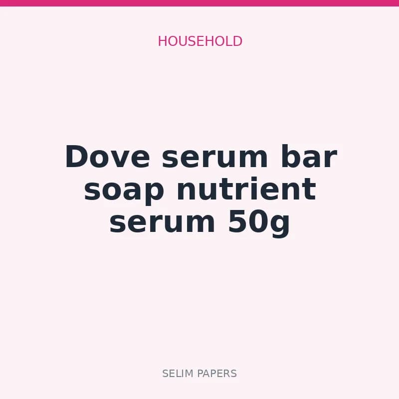 Dove serum bar soap nutrient serum 50g - Image 1
