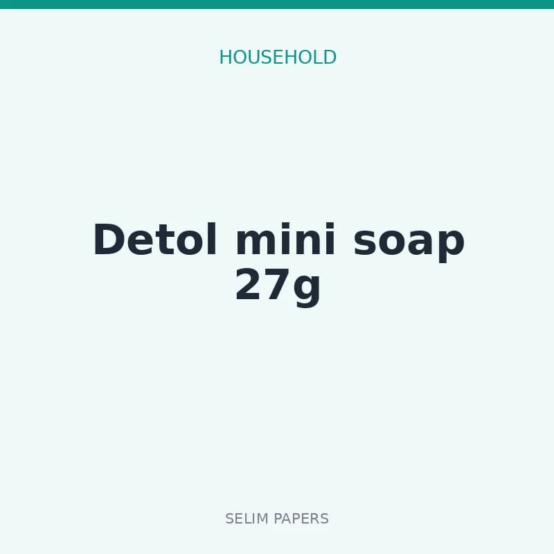 Detol mini soap 27g - Image 1