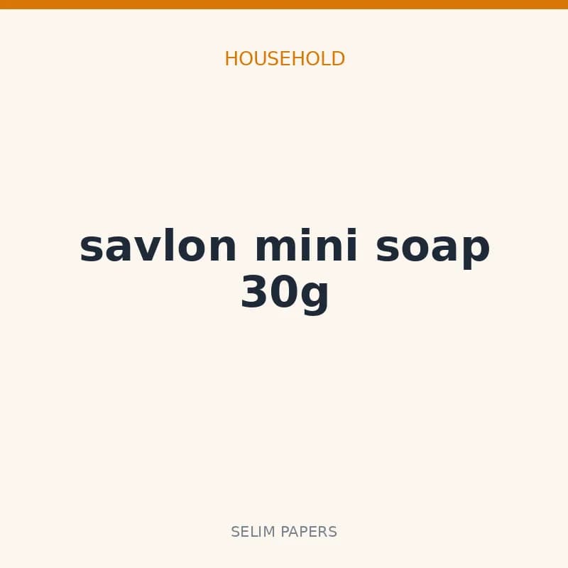 savlon mini soap 30g - Image 1