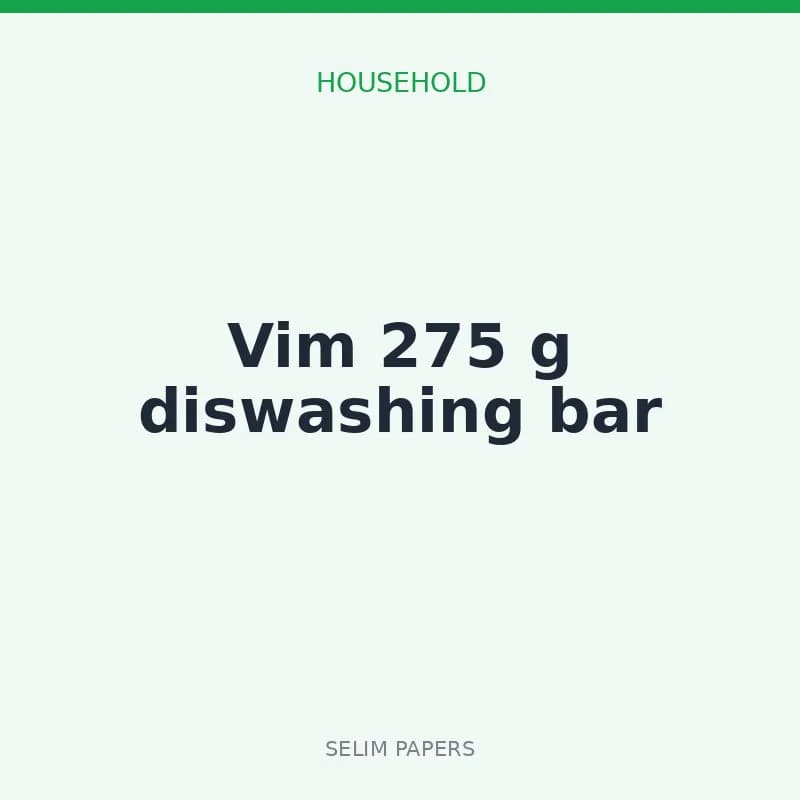Vim 275 g diswashing bar - Image 1