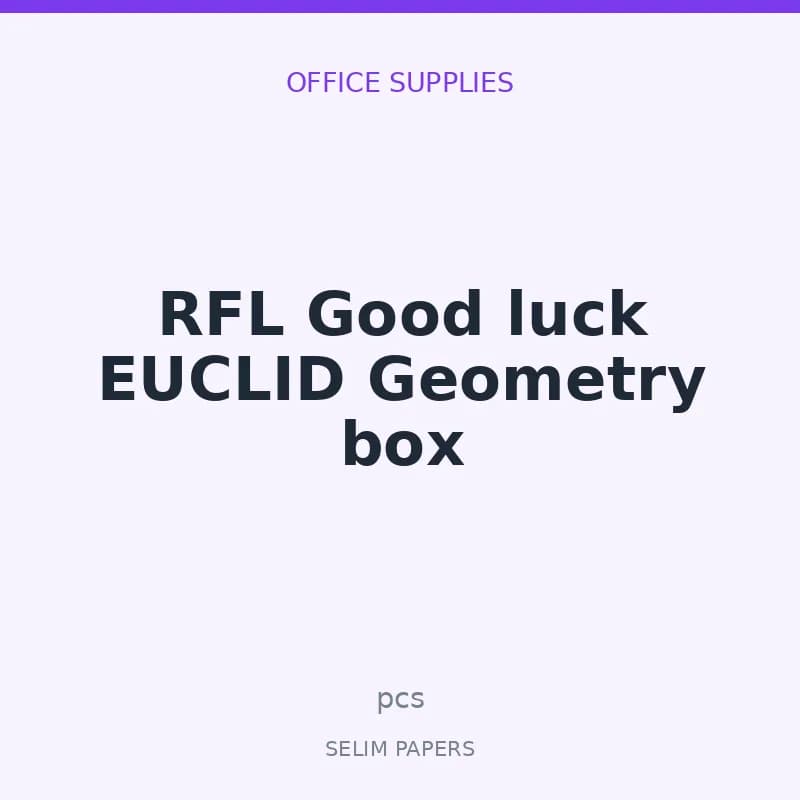RFL Good luck EUCLID Geometry box - Image 1