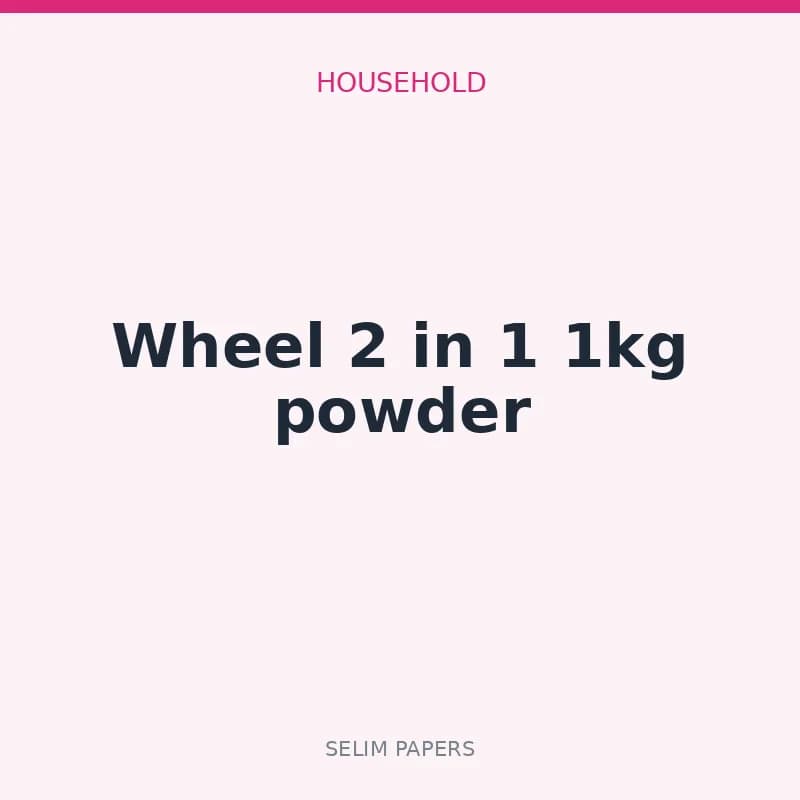 Wheel 2 in 1 1kg powder - Image 1