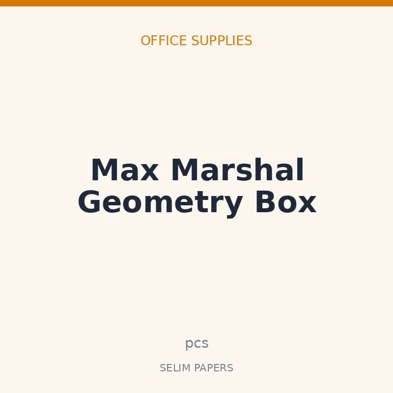 Max Marshal Geometry Box - Image 1