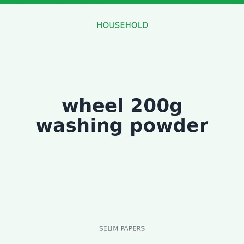 wheel 200g washing powder - Image 1