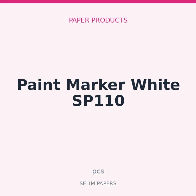 Paint Marker White SP110 - Image 1