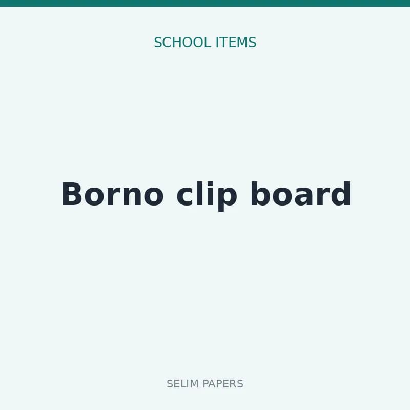 Borno clip board - Image 1