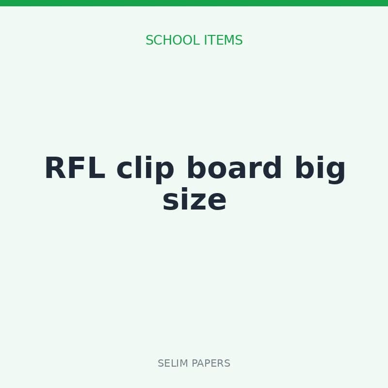 RFL clip board big size - Image 1
