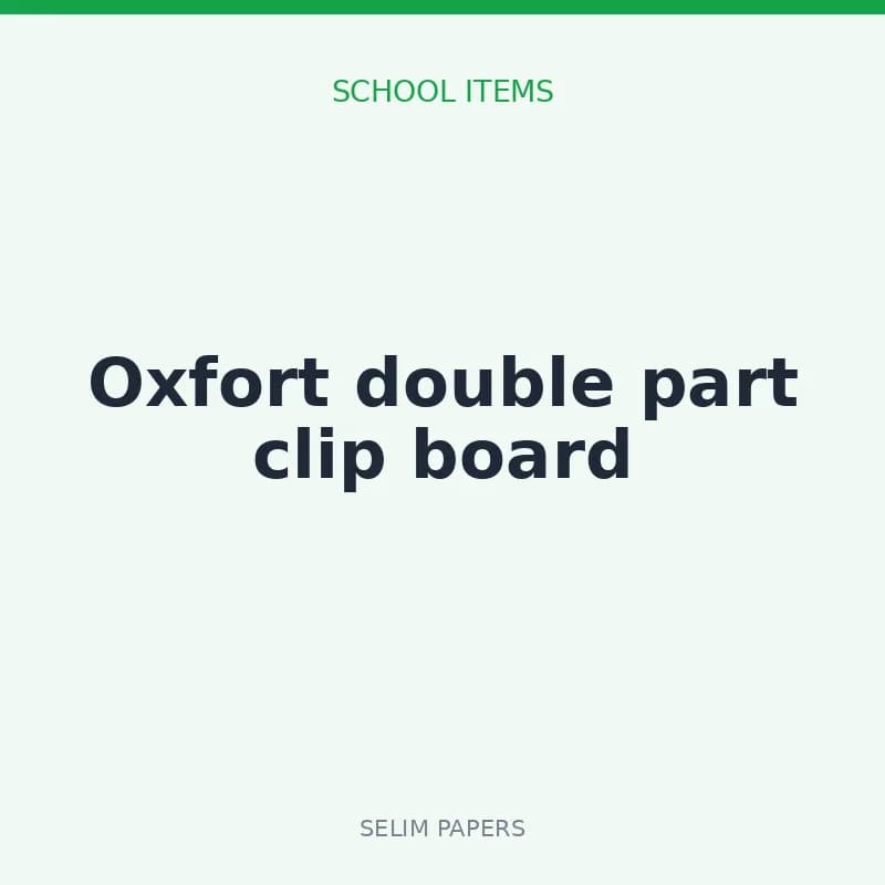 Oxfort double part clip board - Image 1