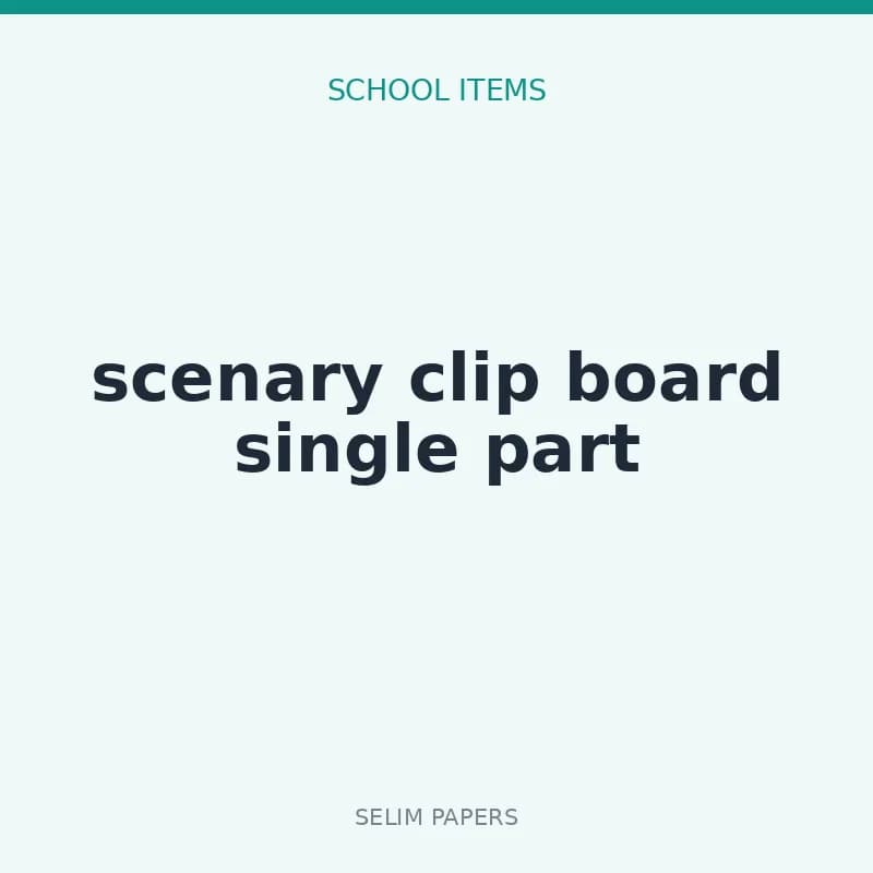 scenary clip board single part - Image 1