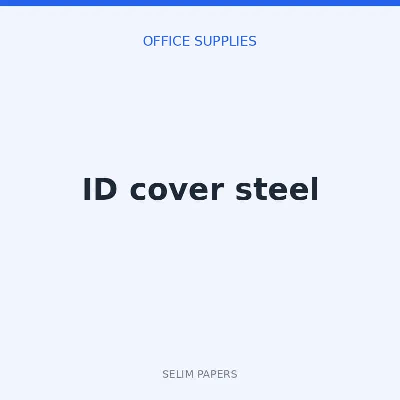 ID cover steel - Image 1