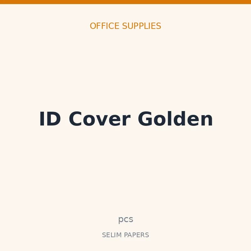 ID Cover steel Golden - Image 1