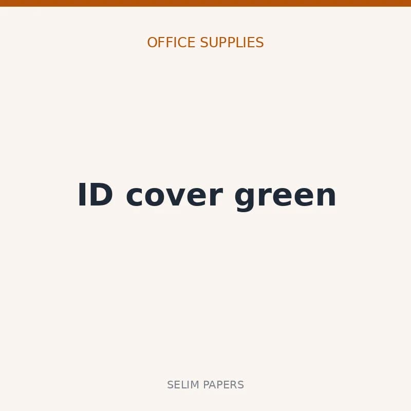ID steel cover green - Image 1