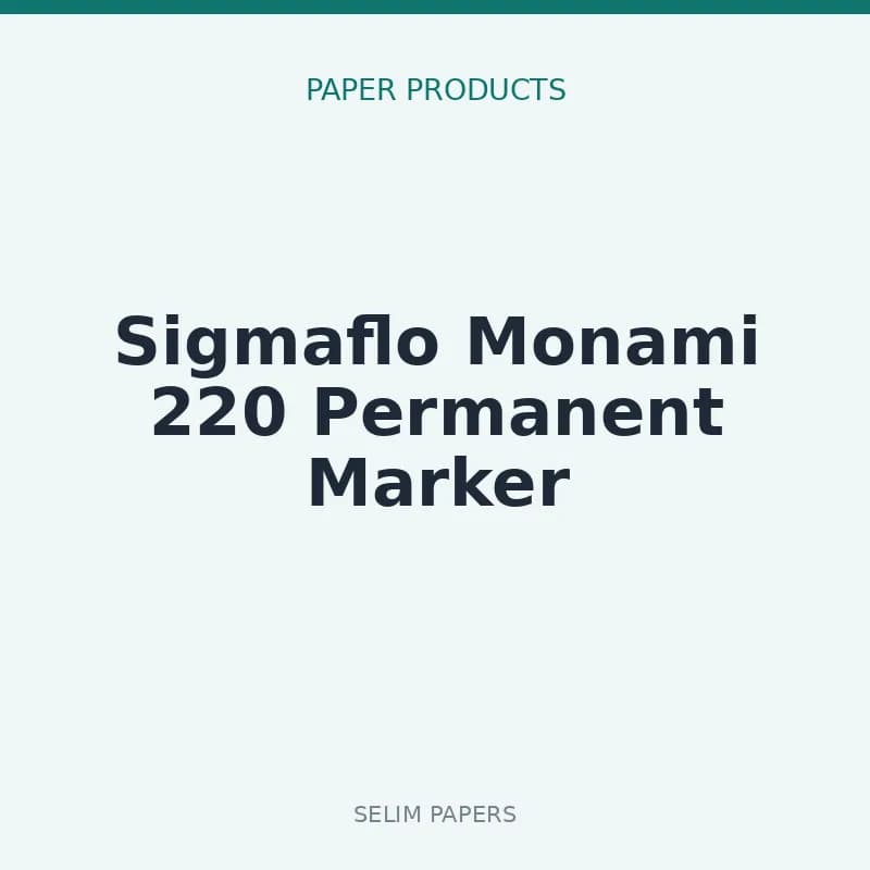 Sigmaflo Monami 220 Permanent Marker - Image 1