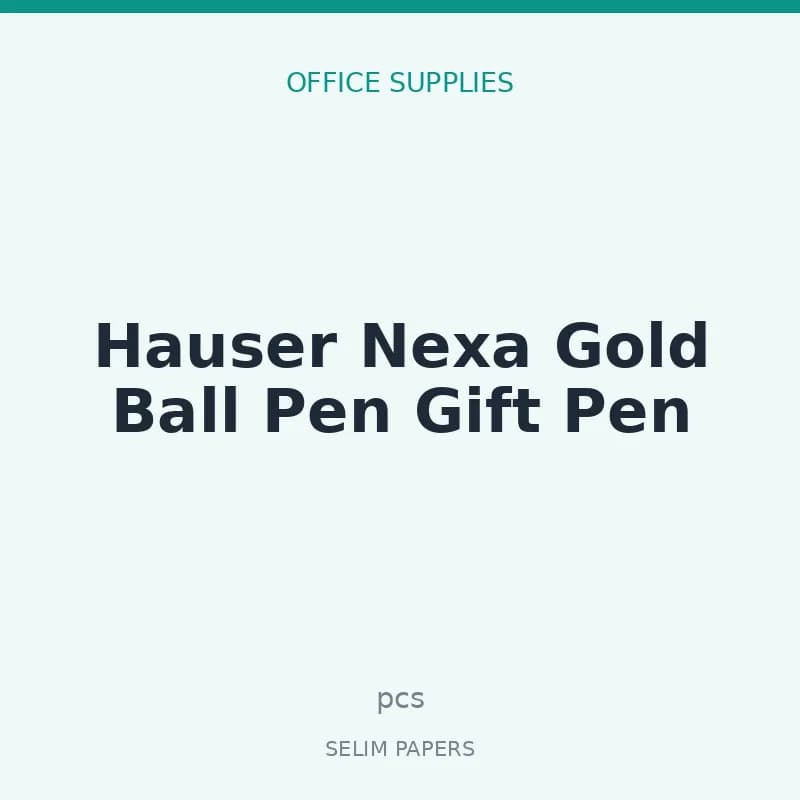 Hauser Nexa Gold Ball Pen Gift Pen - Image 1