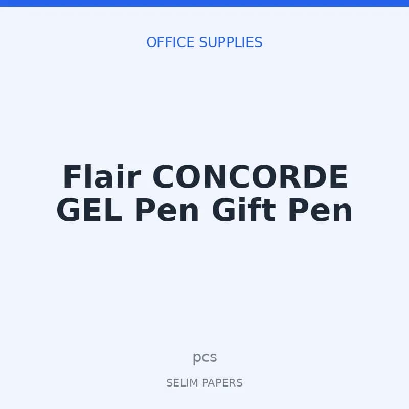 Flair CONCORDE GEL Pen Gift Pen - Image 1