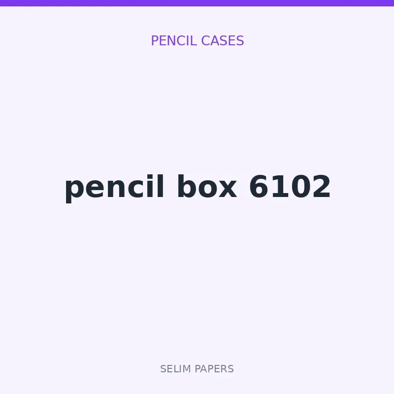 pencil box 6102 - Image 1