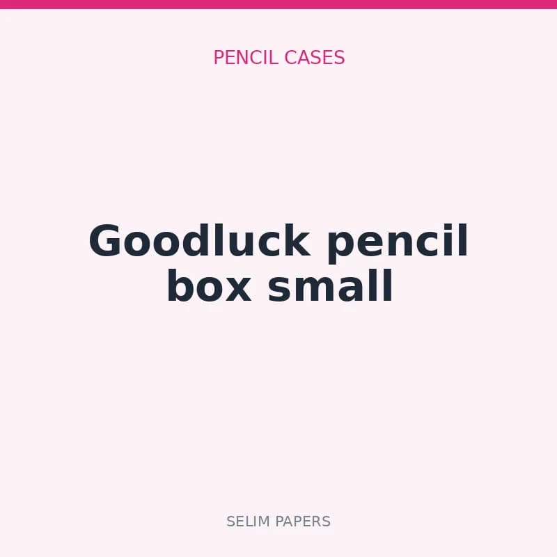 Goodluck pencil box small - Image 1