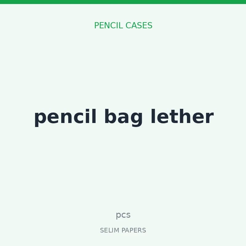 pencil bag lether - Image 1
