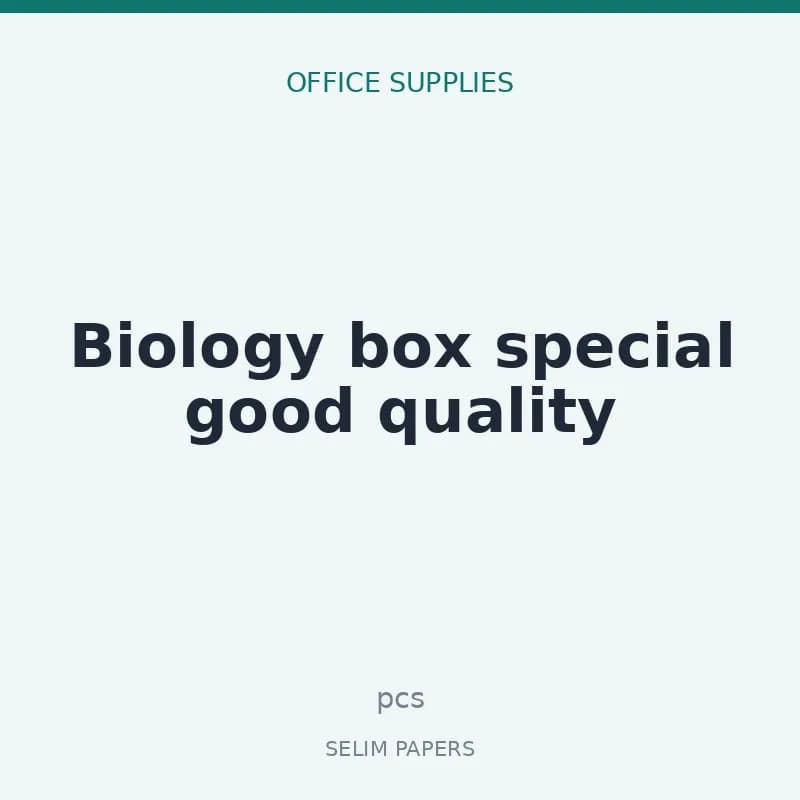 Biology box special good quality - Image 1