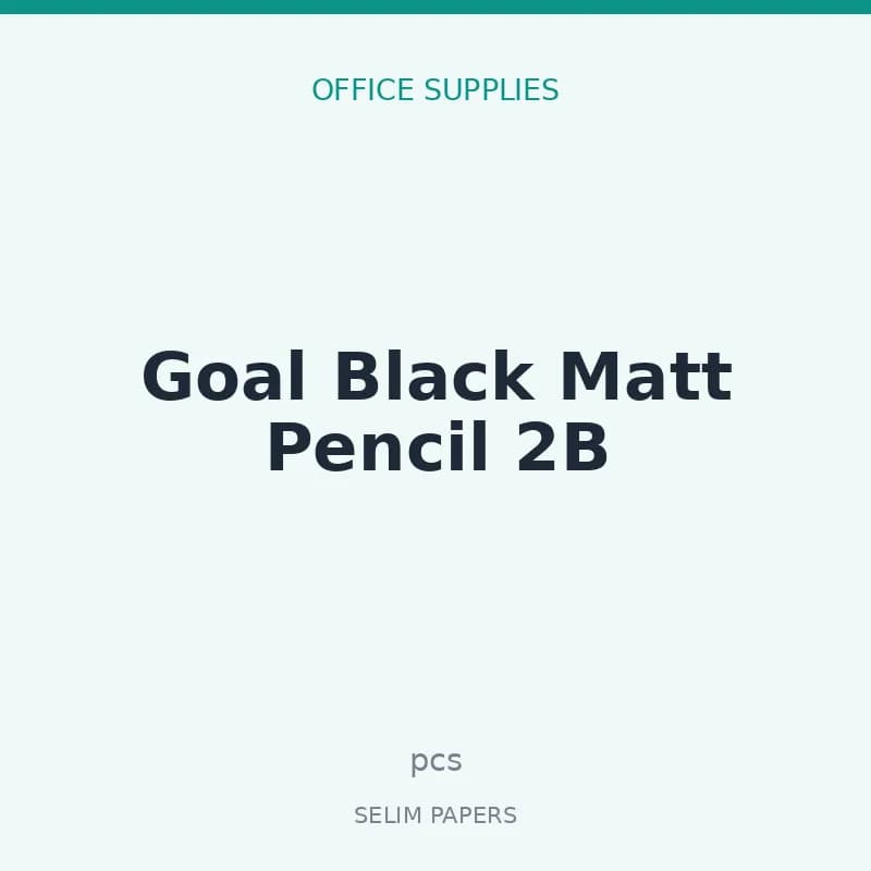 Goal Black Matt Pencil 2B - Image 1