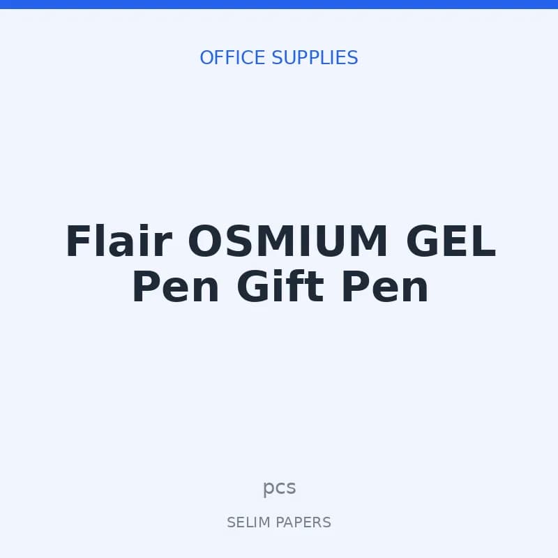 Flair OSMIUM GEL Pen Gift Pen - Image 1