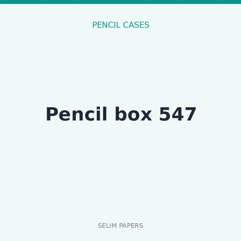 Pencil box 547 - Image 1
