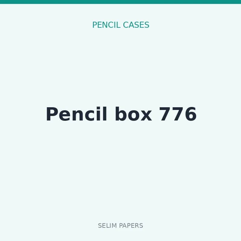 Pencil box 776