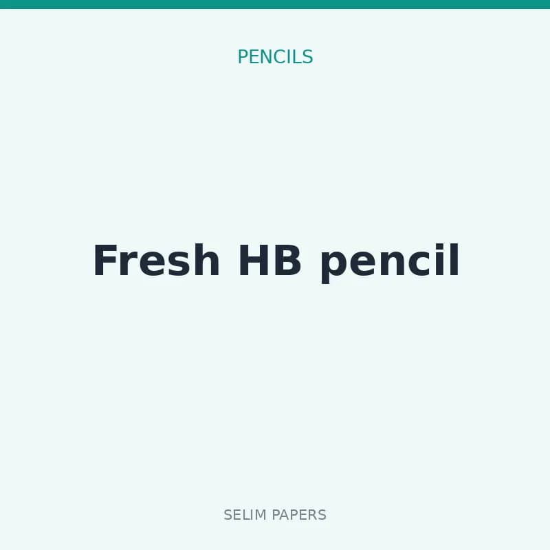 Fresh HB pencil - Image 1