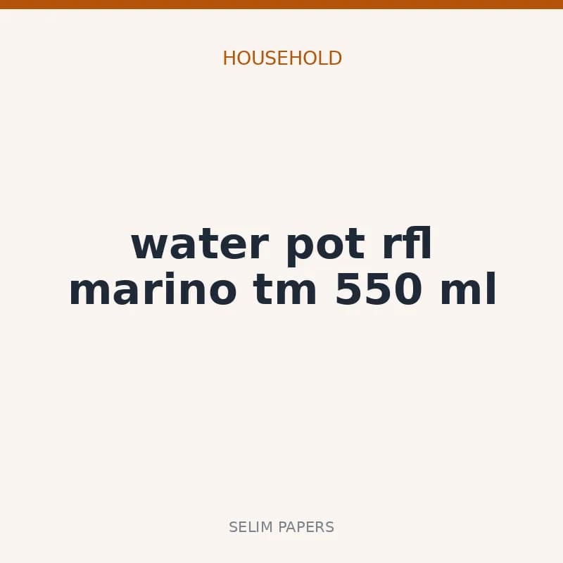 water pot rfl marino tm 550 ml - Image 1