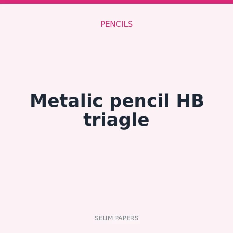 Metalic pencil HB triagle - Image 1