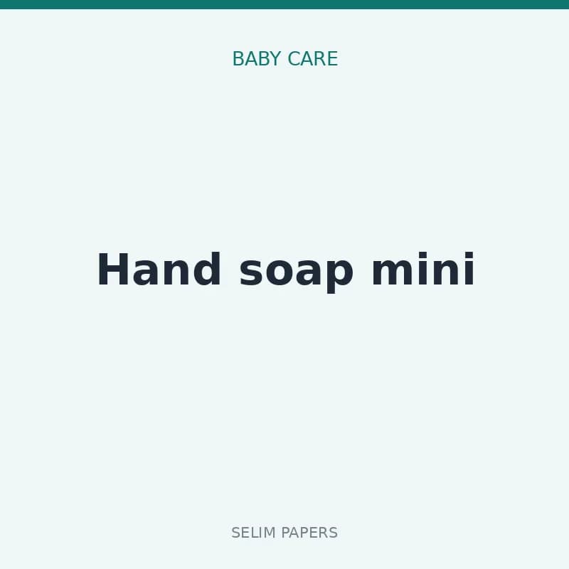 Hand soap mini