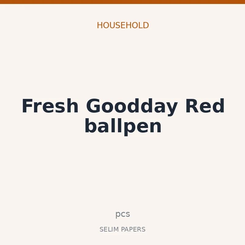 Fresh Goodday Red ballpen - Image 1