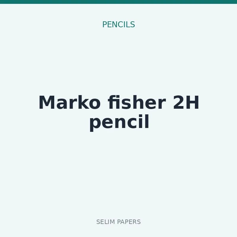 Marko fisher 2H pencil - Image 1