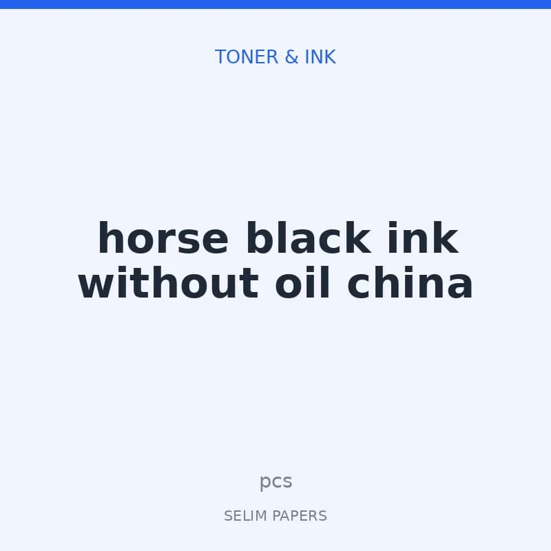 horse black ink without oil china - Image 1